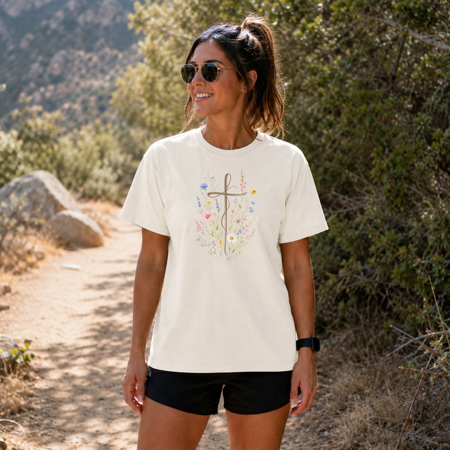 Faith in Bloom Comfort Colors Heavyweight Garment-Dyed T-Shirt