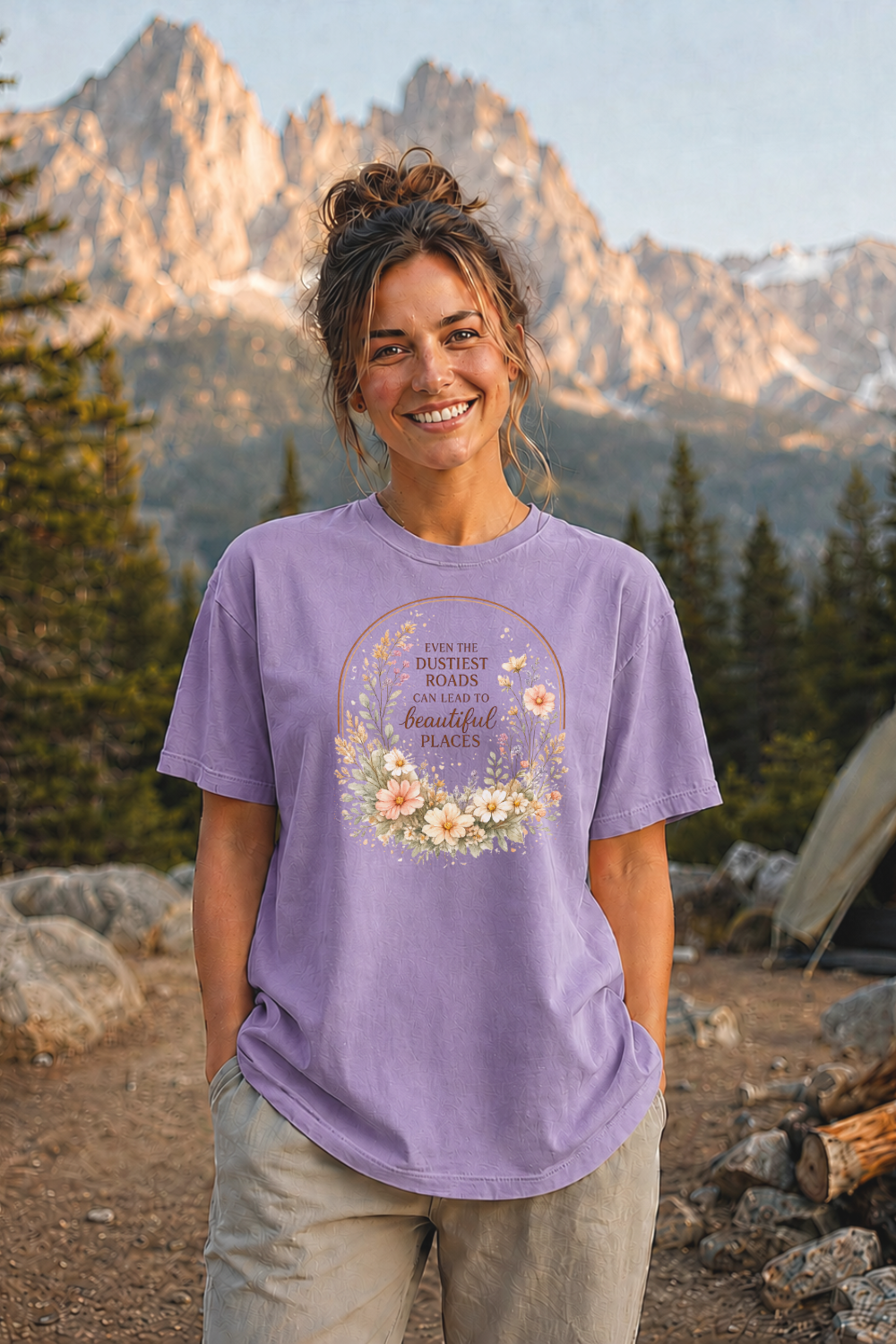 Even the Dustiest Roads Can Lead to Beautiful Places Comfort Colors T-Shirt