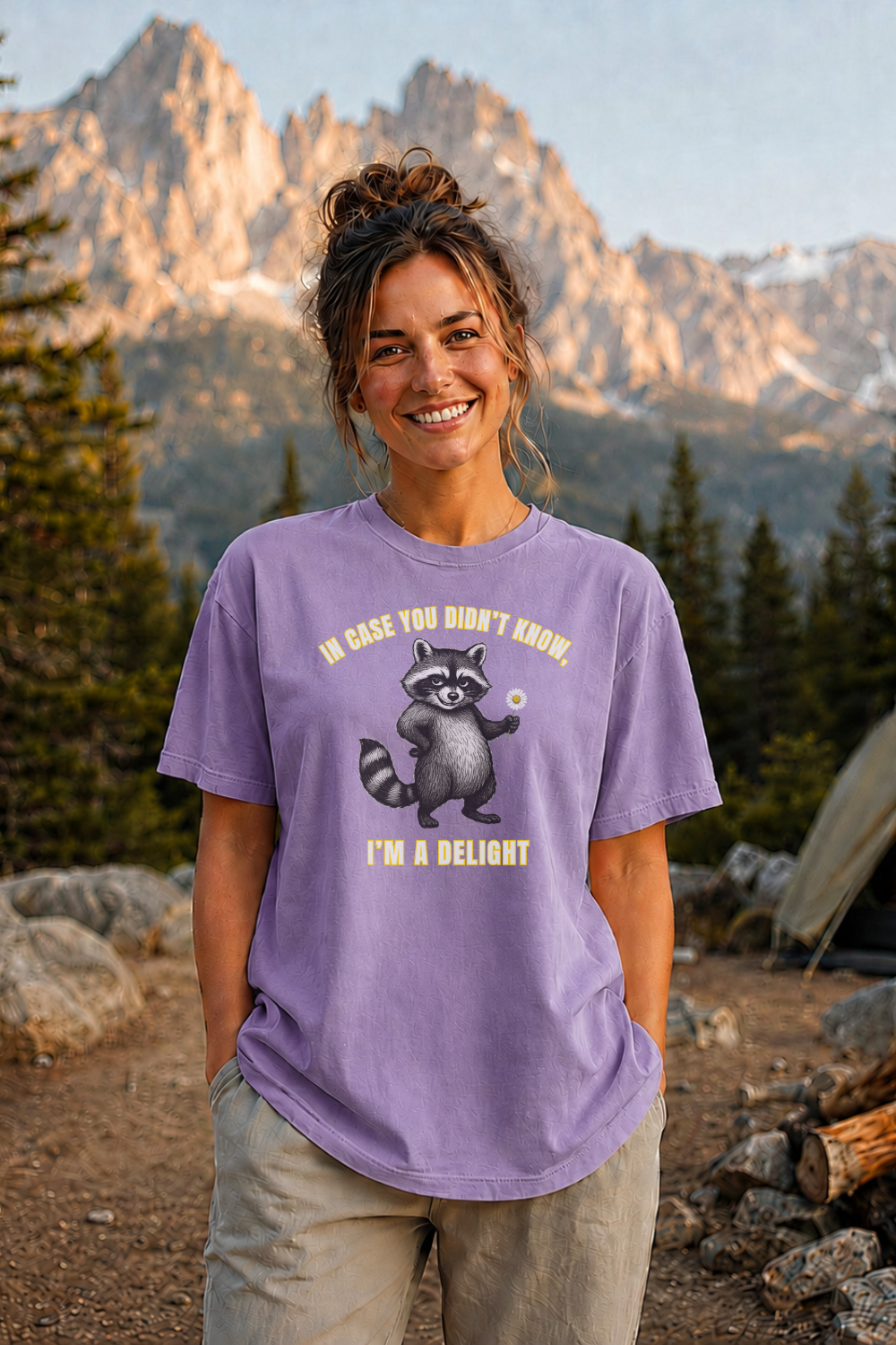 In case you didn't know, I'm a Delight Comfort Colors T-Shirt