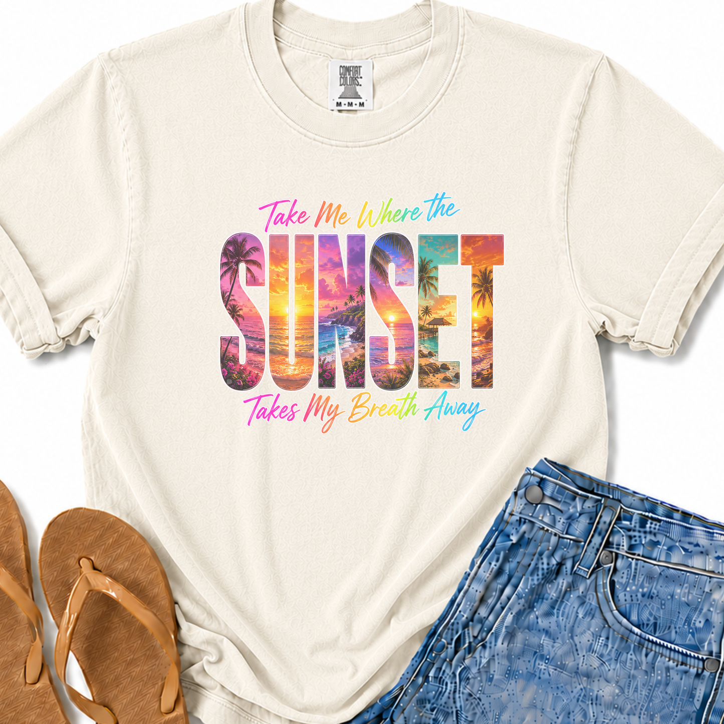 Take Me Where the Sunset Takes My Breath Away T-Shirt